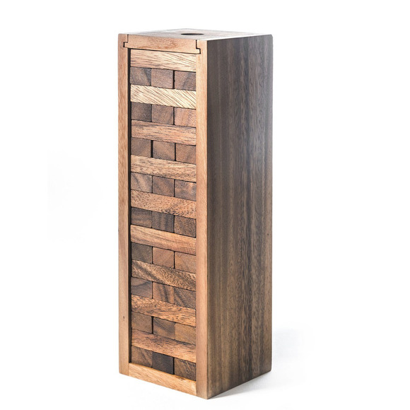 LG TUMBLING TOWER + WOODEN STACKER Building Blocks Construction Game Monkey Pod - Picture 6 of 8